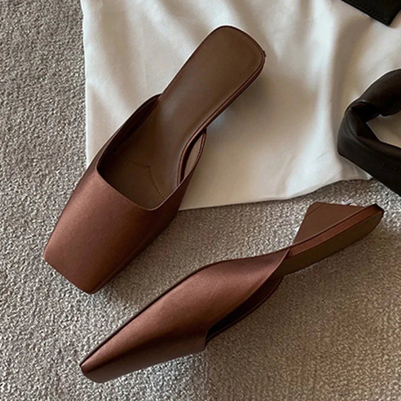 Elegant Square Toe Strange Low Heels