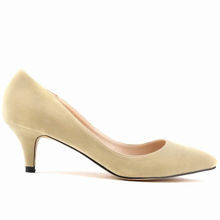 Solid Color Breathable Non Slip Sole Latex Insole Work Wedding Shoe