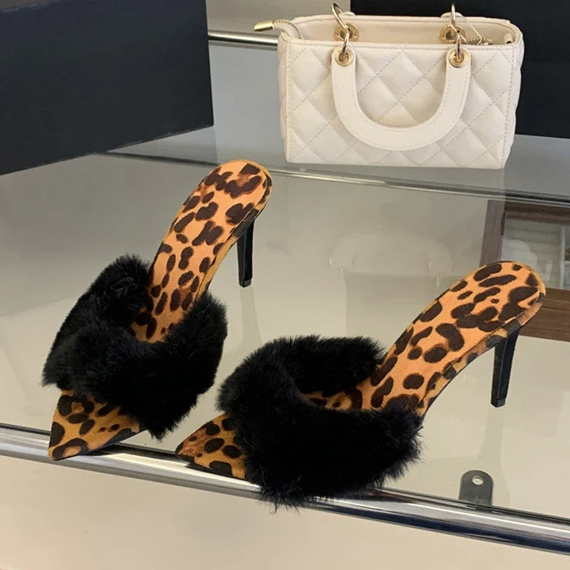 Summer Sexy Leopard Print Slippers