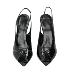 Customized European Station 12cm Rear Hollow Pointed Sandals