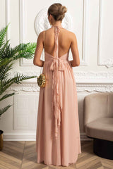 SLEEVELESS RUFFLED MAXI SUMMER PARTY DRESS