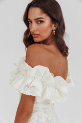 STRAPLESS FLORAL MINI PARTY COCKTAIL DRESS