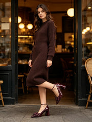 Elegant Burgundy Patent Leather Pumps