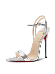 12cm Pointed Lace Up High-Heeled Shoes for Women