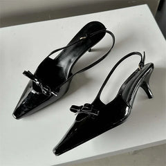 Slingbacks Pointed Toe Woman Pumps Sandals