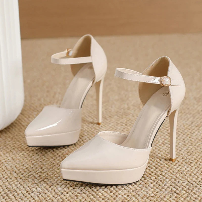 12CM Stiletto High Heels Banquet Prom Shoe