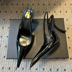 Sexy Pointed Toe Slingback Heels