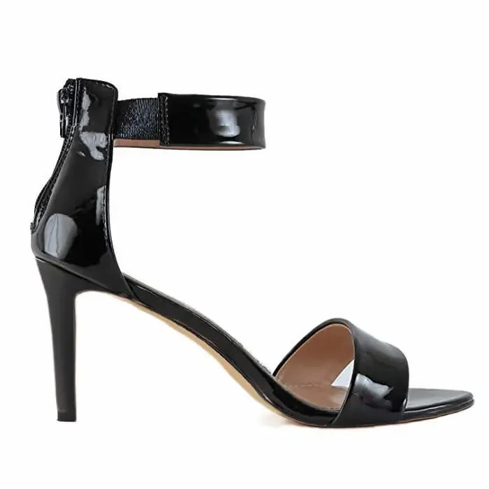 9cm Sexy Open Toe High Heels Buckle Thin Heel