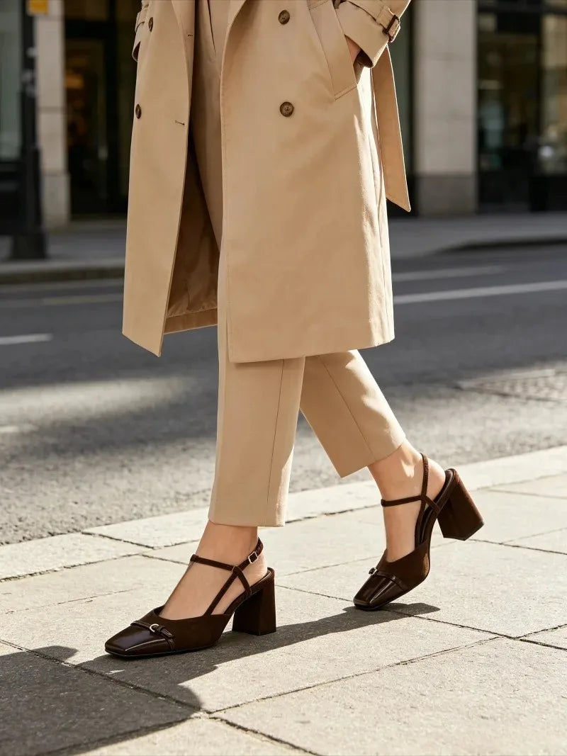 Metal Buckle Decoration Pumps