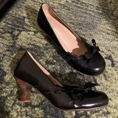 Sweet Bow Knot Decorated Pumps