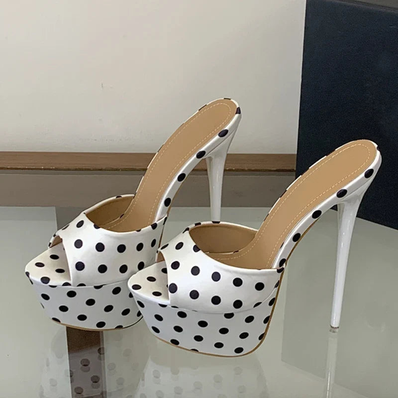 16CM Super High Heels Slippers