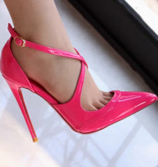 Cross Belt Ultra High Heels