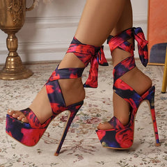 Model Catwalk 16CM Super High Heels Platform Sandals