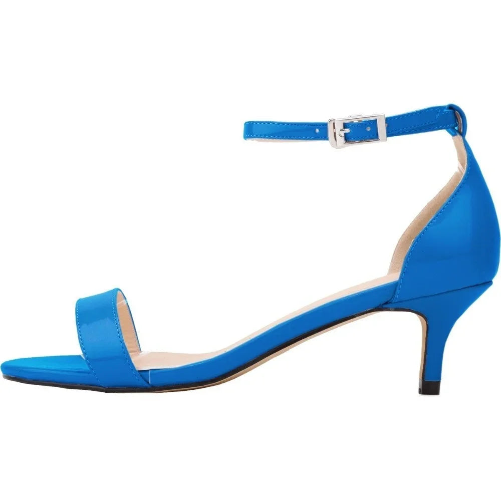 Casual Low Heels Ankle Strap Sandal Open Toes Sexy High Heels