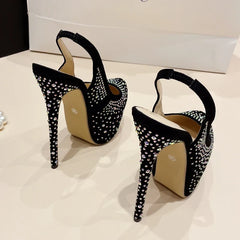 Sexy Slingbacks Extreme High Heels