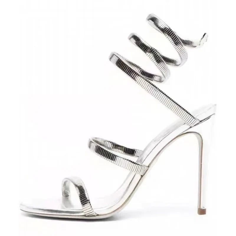 Summer Sexy Snake Twine Around Strap Women Sandals
