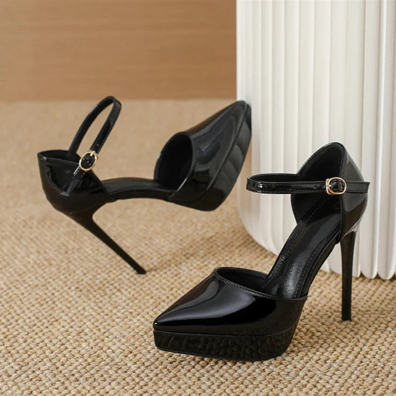 12CM Stiletto High Heels Banquet Prom Shoe