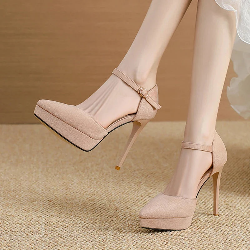 12CM Stiletto High Heels Banquet Prom Shoe