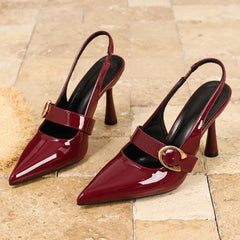 Belt Buckle Decoration Heels