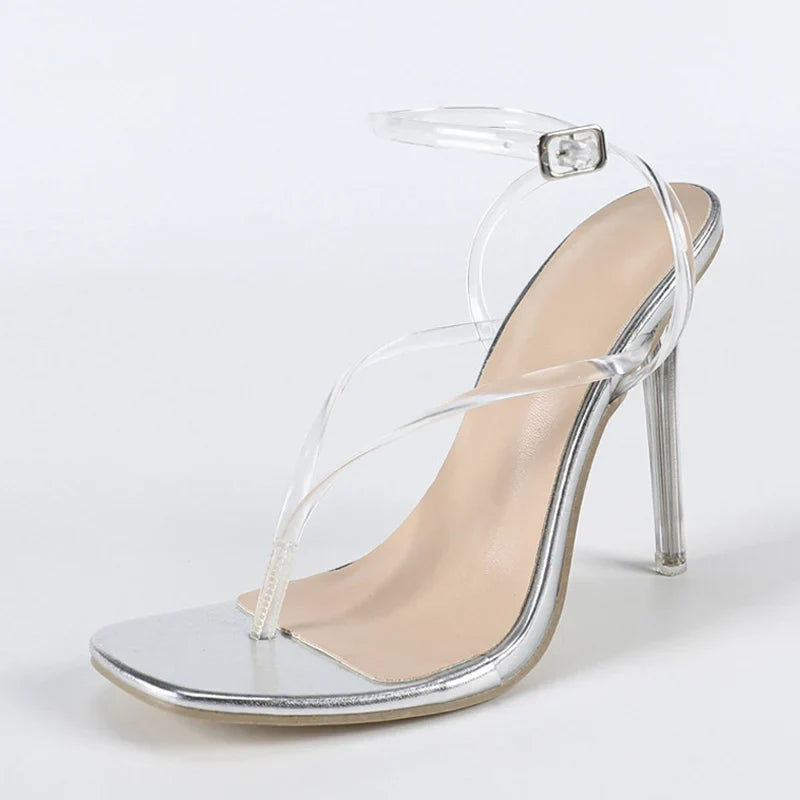Arrivals Jelly PVC Ankle Strap Transparent Sandals