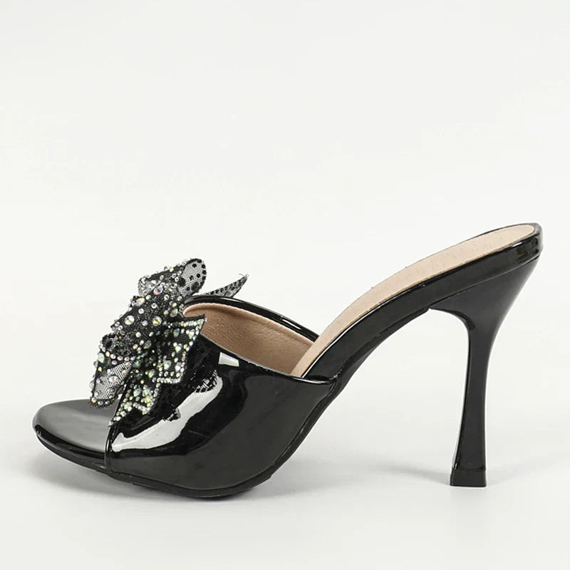 Arrivals Patent Leather Women Slippers Sandals