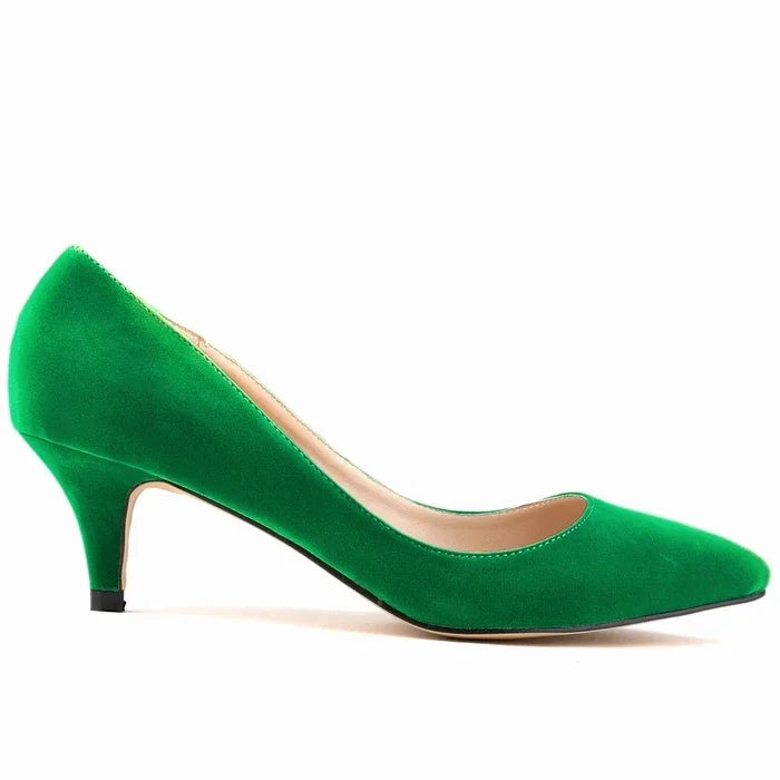 Solid Color Breathable Non Slip Sole Latex Insole Work Wedding Shoe