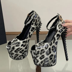 Design Rivet Stiletto High Heels