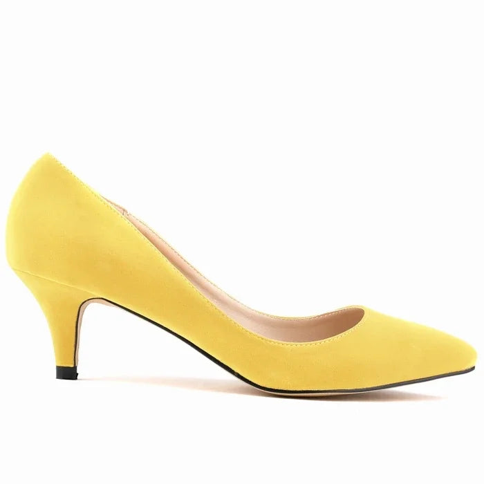 Solid Color Breathable Non Slip Sole Latex Insole Work Wedding Shoe