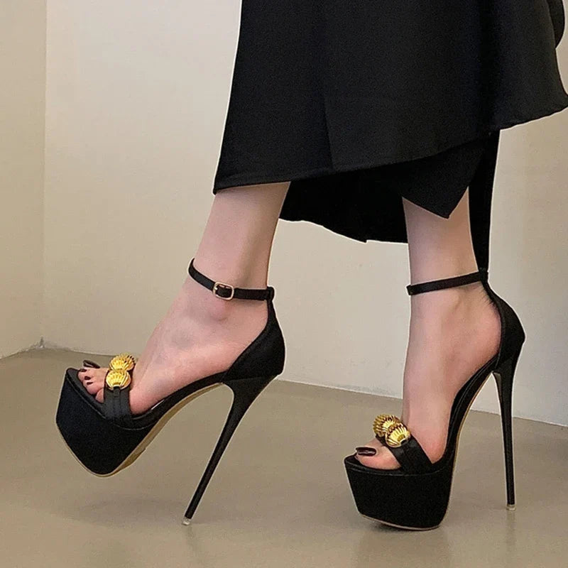 Summer 16CM Super High Heels Platform Sandals