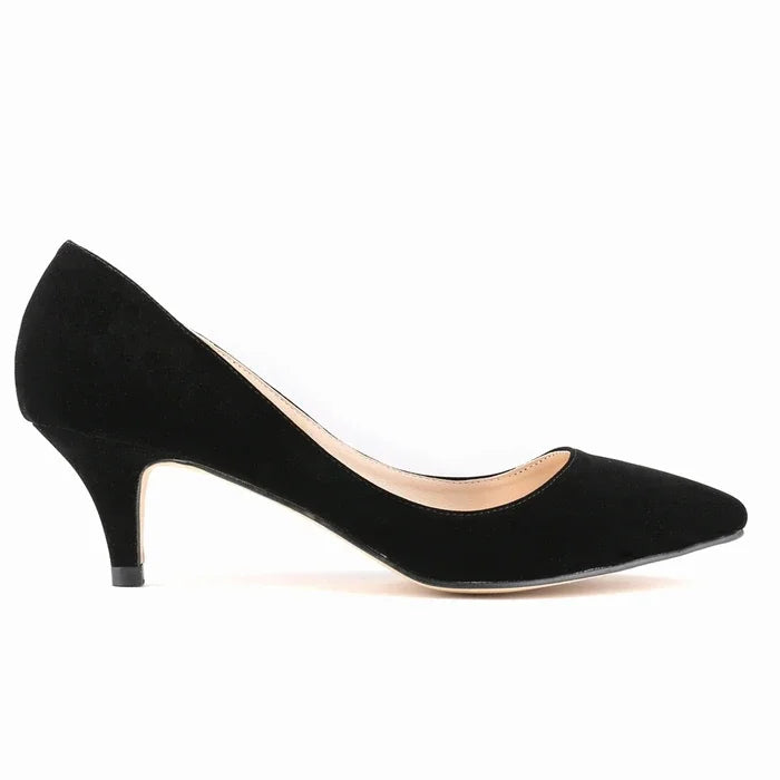 Solid Color Breathable Non Slip Sole Latex Insole Work Wedding Shoe
