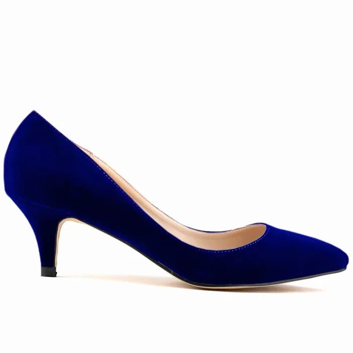 Solid Color Breathable Non Slip Sole Latex Insole Work Wedding Shoe