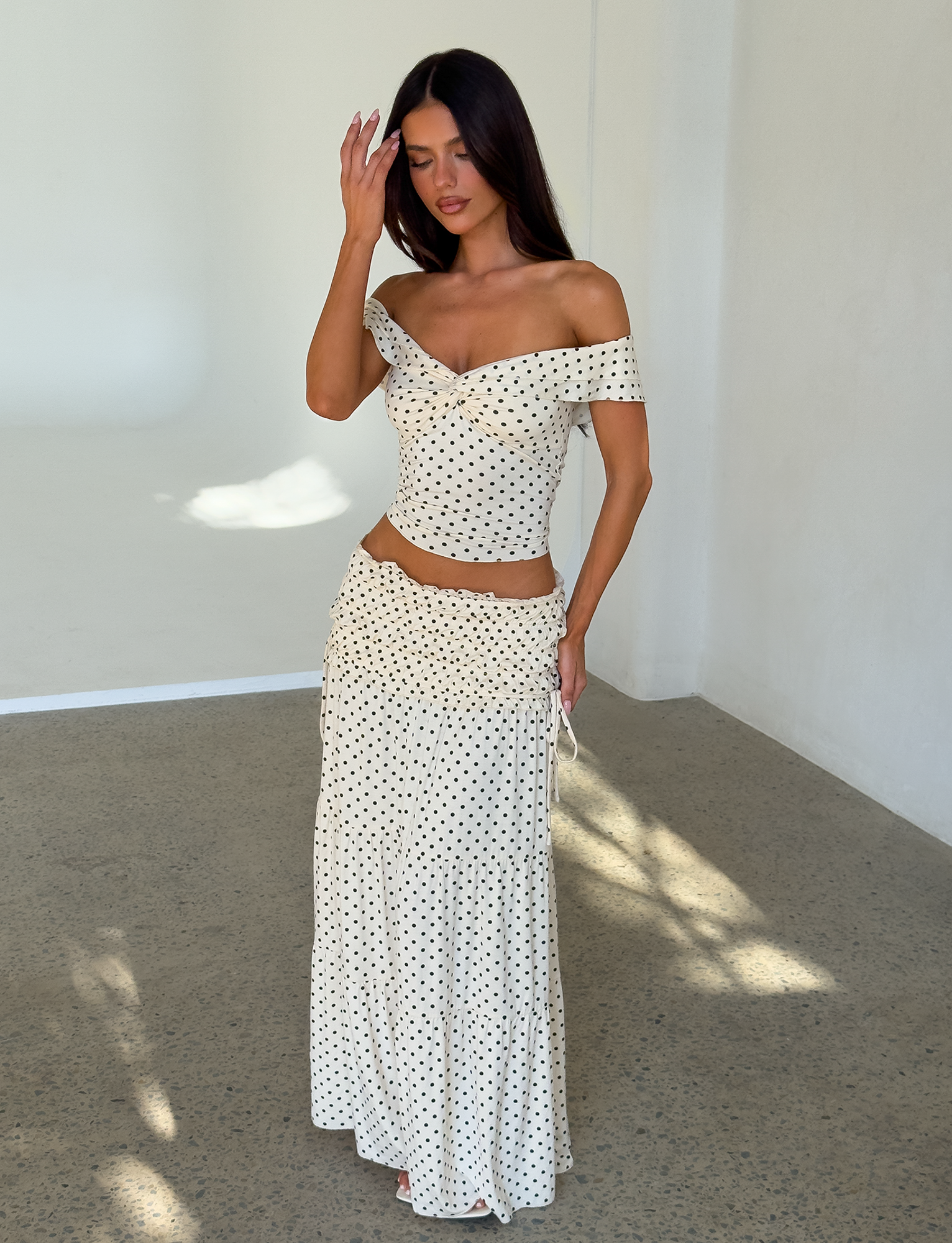 TIERED PRINT MAXI CASUAL SUMMER DRESS