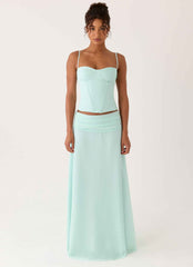 Tayana Corset Top - Pistachio