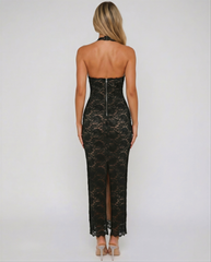 Aria Lace Open Back Maxi Summer Dress