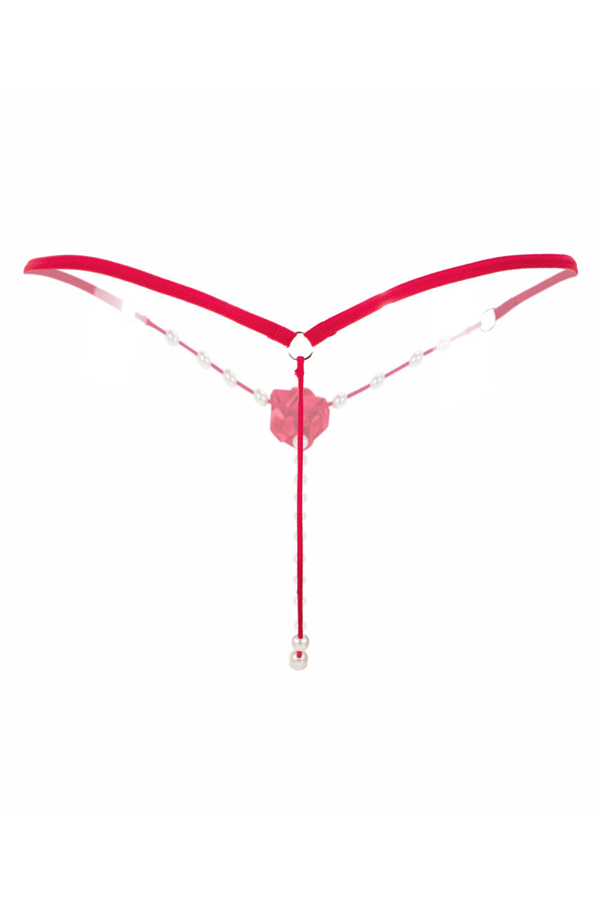 Rose Pearl Thong