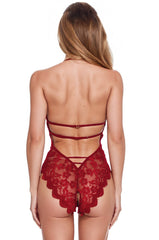 Scalloped Lace Teddy Lingerie