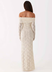Yours Always Maxi Dress - Ivory Lace