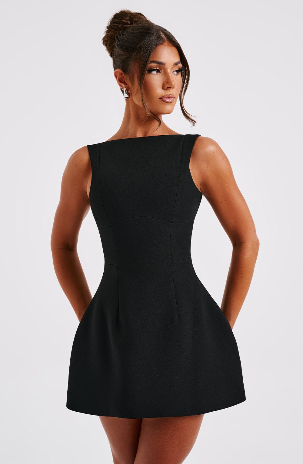 Alana Black Mini Dress