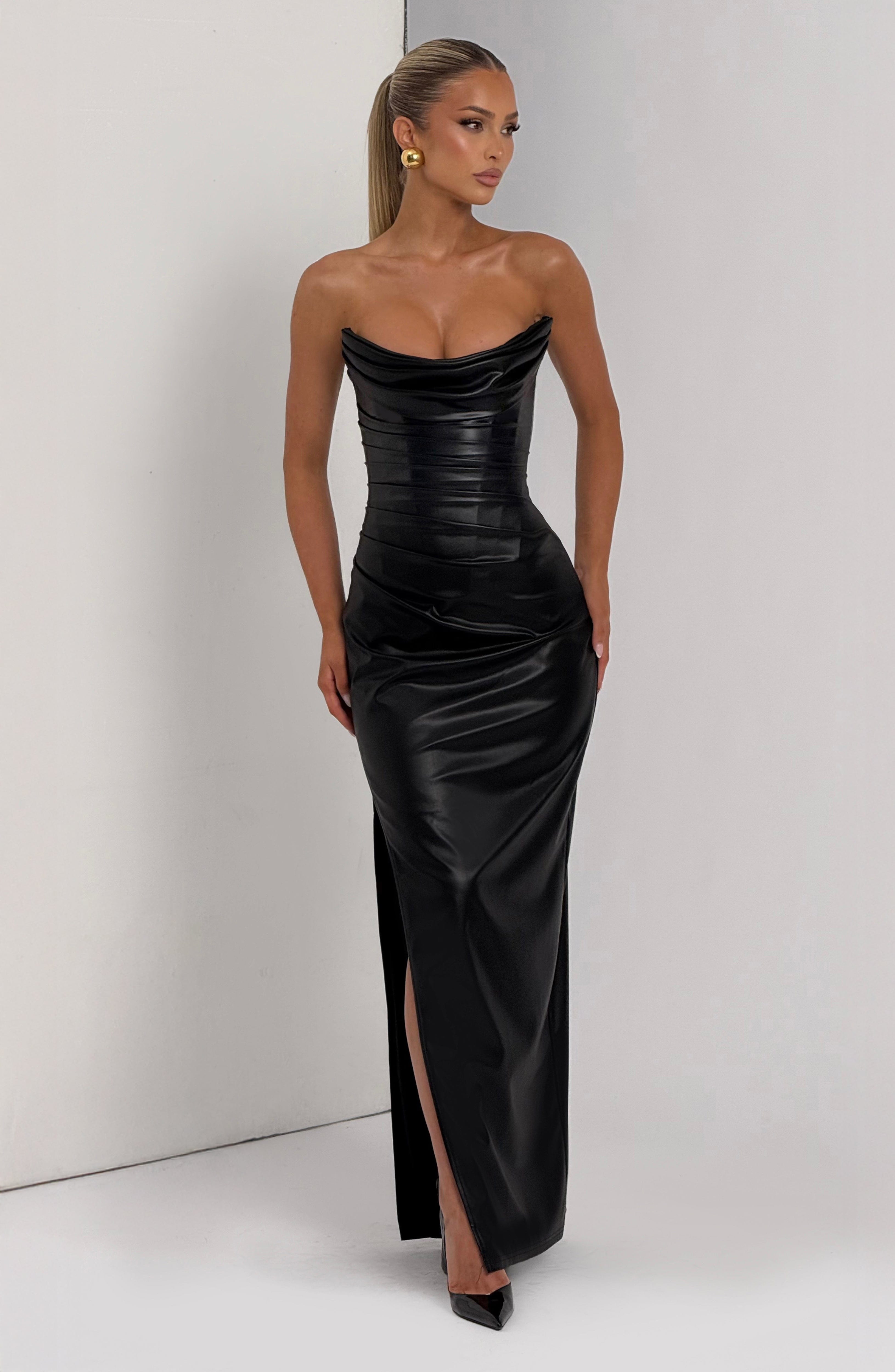 Black Alba Maxi Dress