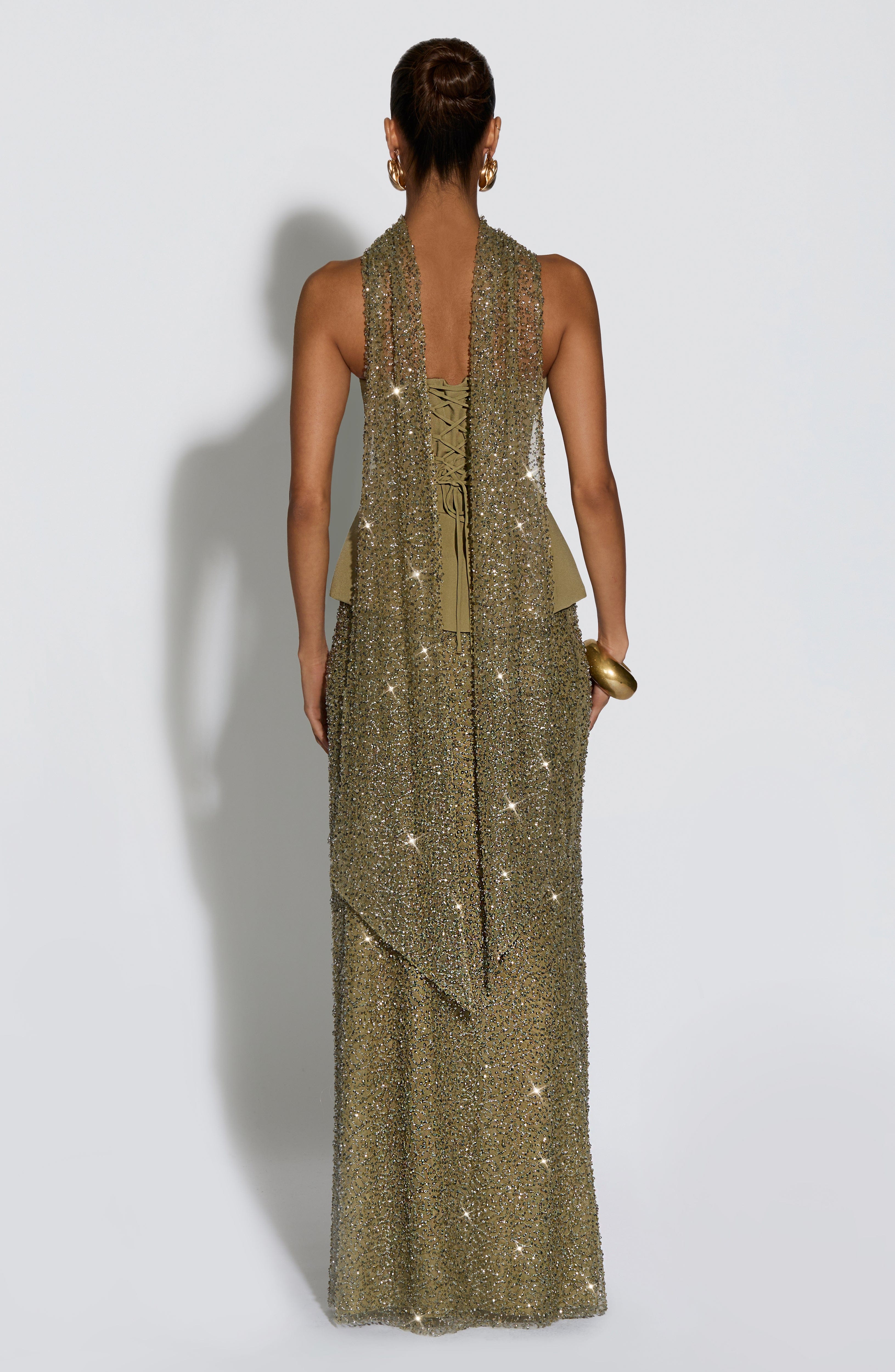 Allaire Sage Maxi Skirt