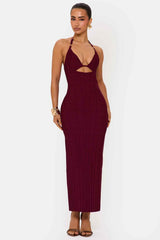 ARABELLA HALTERNECK BANDAGE MIDAXI DRESS