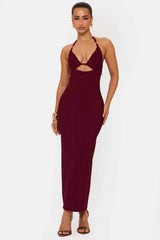 ARABELLA HALTERNECK BANDAGE MIDAXI DRESS