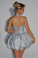 Araminta Silver Mini Dress