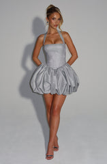 Araminta Silver Mini Dress