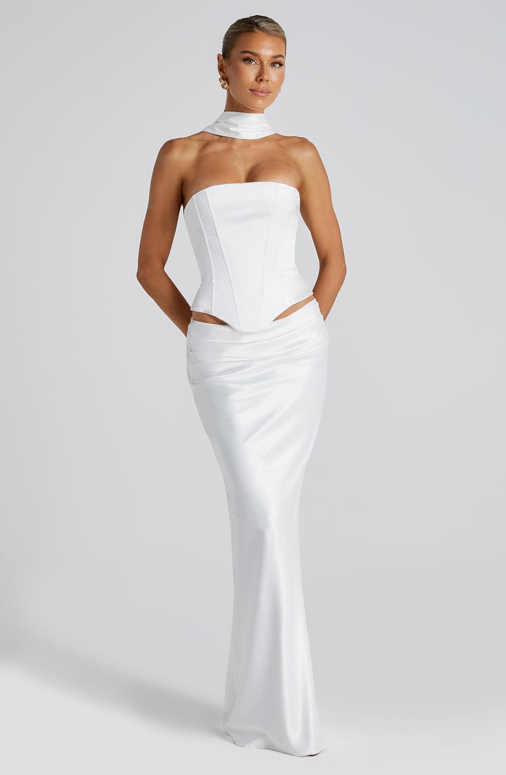 Ivory Bernadette Maxi Skirt