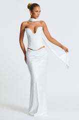 Ivory Bernadette Maxi Skirt