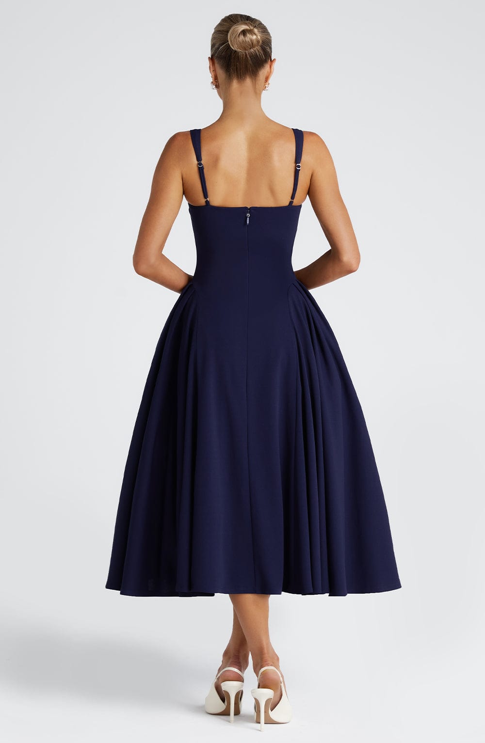 Pavlina Midi Dress in Wine