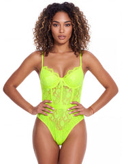 Belted Lace Teddy