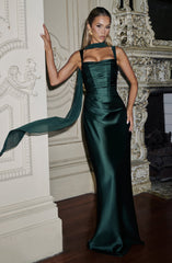Emerald Calanthe Maxi Dress
