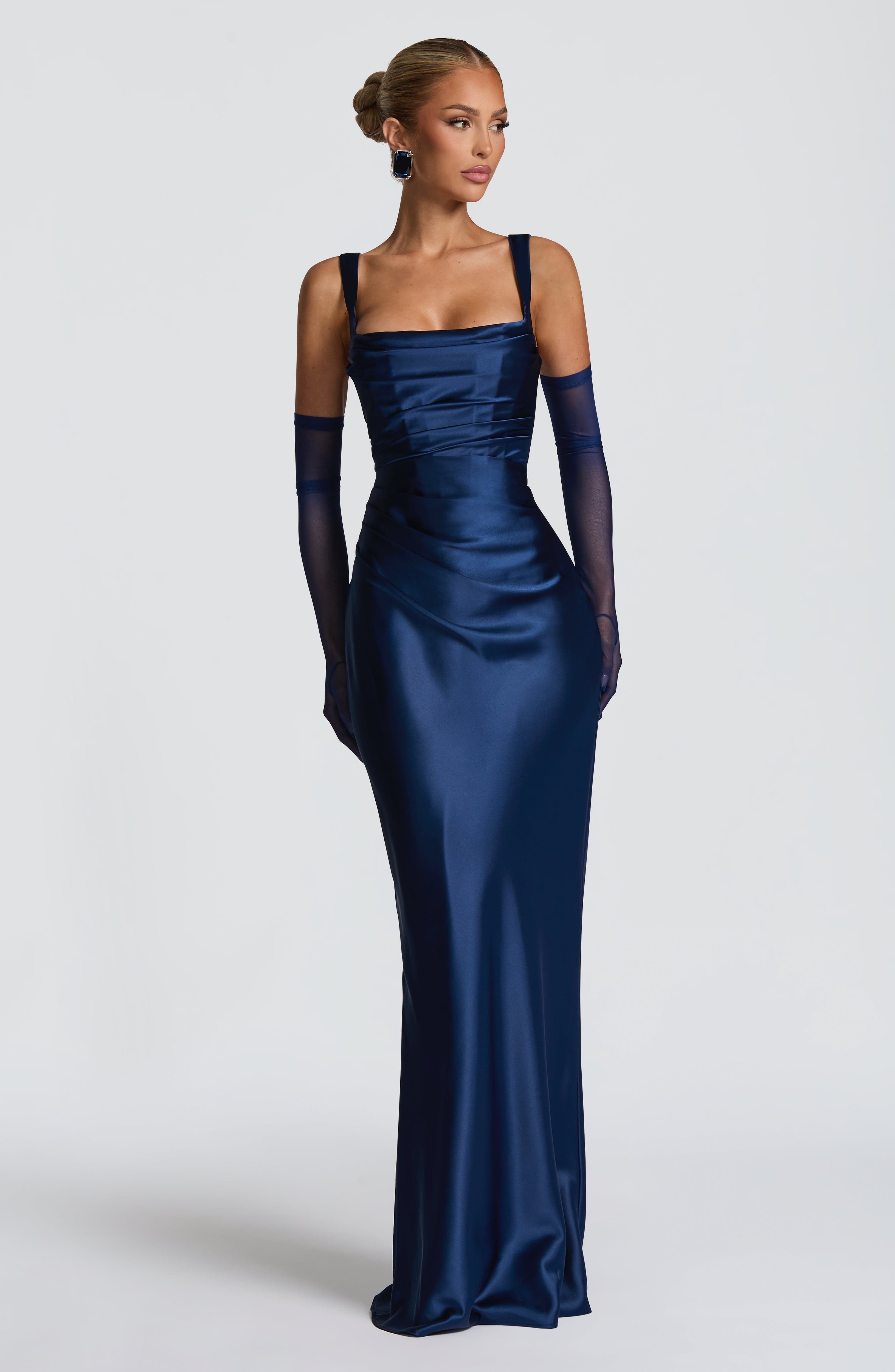 Navy Calanthe Maxi Dress